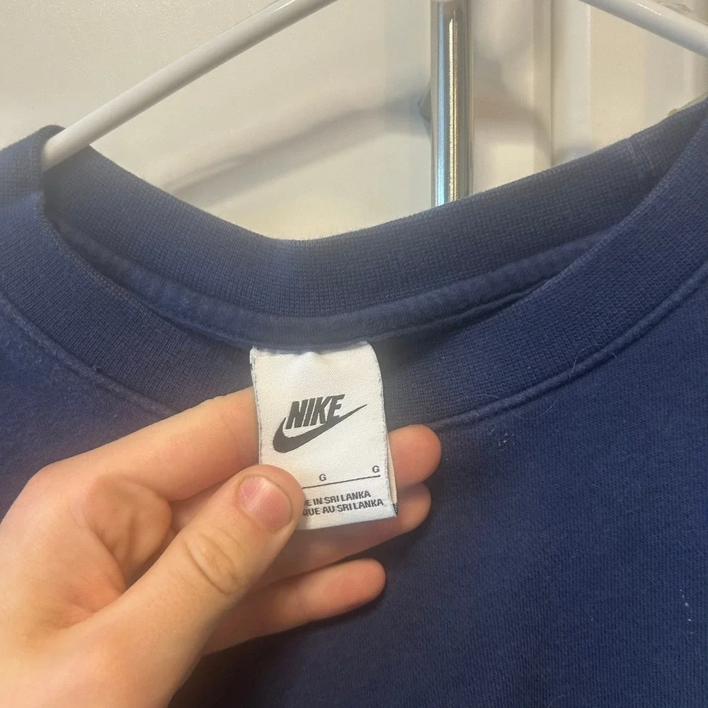 Nike Sportswear Club Fleece Crewneck Sweatshirt Navy Blue Large BV2662-410